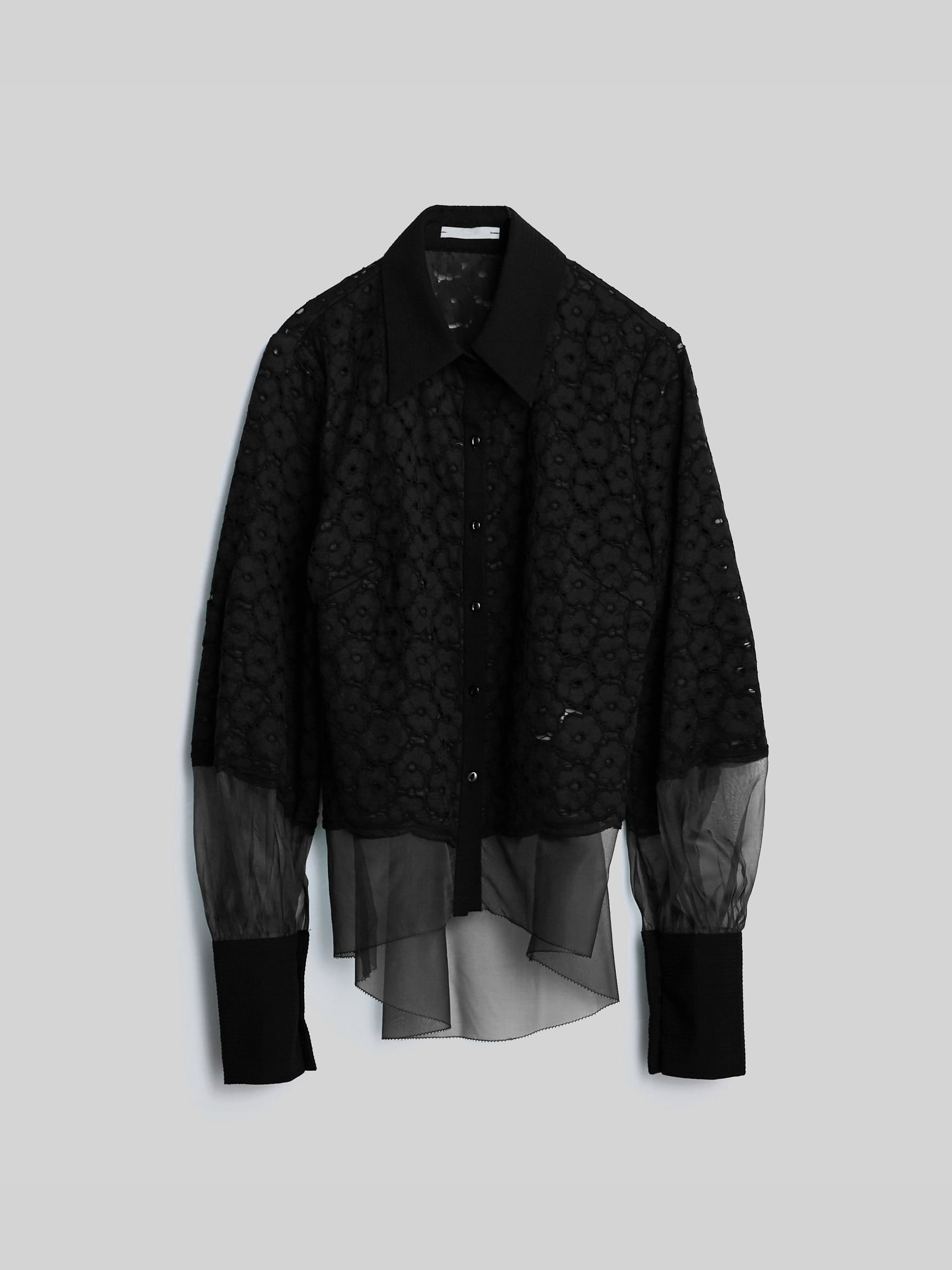 더조엘르 | if&amp;amp;n(이프앤앤) - [이프앤앤] 레이스 셔츠 블랙 - Lace Shirt Black